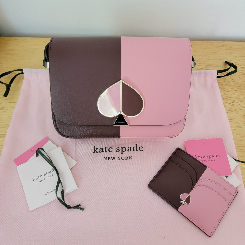 Sold Kate Spade Nicola Bicolor Bag & Card Holder